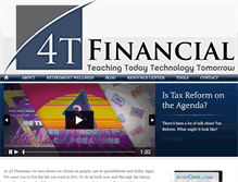 Tablet Screenshot of 4tfinancial.com